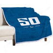 50Th Season  Sherpa Blanket - Nhl Vancouver Canucks  Soft Blanket, Warm Blanket