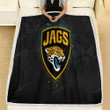 Jaguars  Fleece Blanket - Jacksonville Jacksonville Jaguars Jaguars Back Dro Soft Blanket, Warm Blanket