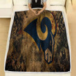 Football Fleece Blanket - Los Angeles Rams1015  Soft Blanket, Warm Blanket