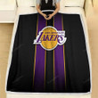 Los Angeles Lakers Fleece Blanket - Basketball Los Angeles Nba1001 Soft Blanket, Warm Blanket