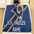 Football Fleece Blanket - Los Angeles Rams1019  Soft Blanket, Warm Blanket