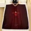 Houston Rockets Fleece Blanket - American Basketball Club Nba Red Soft Blanket, Warm Blanket