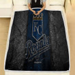 Kansas City Royals Fleece Blanket - Mlb Baseball Usa Soft Blanket, Warm Blanket