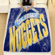 Denver Nuggets Fleece Blanket - Nba Basketball2003 Soft Blanket, Warm Blanket