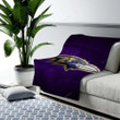 Baltimore Ravens Cozy Blanket - Abstract Nfl Usa Soft Blanket, Warm Blanket