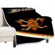 Anaheim Ducks  Sherpa Blanket - Cool Ducks  Soft Blanket, Warm Blanket