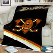 Anaheim Ducks  Sherpa Blanket - Cool Ducks  Soft Blanket, Warm Blanket