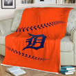 Baseball Sherpa Blanket - Detroit Mlb Tigers1002 Soft Blanket, Warm Blanket