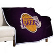 Basketball Sherpa Blanket - Los Angeles Lakers Nba 1002 Soft Blanket, Warm Blanket