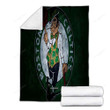Boston Celtics Cozy Blanket - American Basketball Team Green Stone Boston Celtics Soft Blanket, Warm Blanket