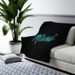 Basketball Cozy Blanket - Miami Heat Crest  Soft Blanket, Warm Blanket