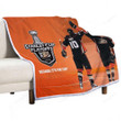 Anaheim Ducks Stanley Cup Playoffs 2013  Sherpa Blanket - Hockey 2013 Nhl Soft Blanket, Warm Blanket