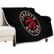 Basketball Sherpa Blanket - Toronto Raptors Nba Soft Blanket, Warm Blanket