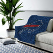 Bills Balls Cozy Blanket - Bills Buffalo Bills Nfl  Soft Blanket, Warm Blanket