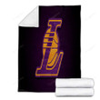 Basketball Cozy Blanket - Los Angeles Lakers Nba 1001 Soft Blanket, Warm Blanket