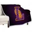 Basketball Sherpa Blanket - Los Angeles Lakers Nba 1001 Soft Blanket, Warm Blanket