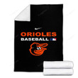 Baltimore Orioles Cozy Blanket - Mlb Baseball1001  Soft Blanket, Warm Blanket