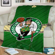 Boston Celtics Sherpa Blanket - Basketball Boston Celtics1003 Soft Blanket, Warm Blanket