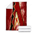 Arizona Diamondbacks Grunge  Cozy Blanket - American Baseball Club Mlb Red  Soft Blanket, Warm Blanket