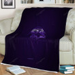 Baltimore Ravens Sherpa Blanket - American Football Club Nfl Purple Soft Blanket, Warm Blanket