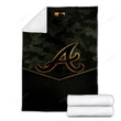 Atlanta Cozy Blanket - Baseball Braves 1001  Soft Blanket, Warm Blanket