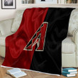Arizona Diamondbacks Sherpa Blanket - D-Backs Silk American Baseball Club Soft Blanket, Warm Blanket