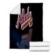 Atlanta Braves  Cozy Blanket - Of Black Braves  Soft Blanket, Warm Blanket