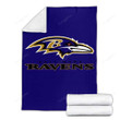 Baltimore Ravens Cozy Blanket - Nfl Football  Soft Blanket, Warm Blanket