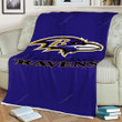 Baltimore Ravens Sherpa Blanket - Nfl Football  Soft Blanket, Warm Blanket