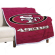 49Ers Sherpa Blanket - Football Francisco Nfl Soft Blanket, Warm Blanket
