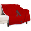 Arizona Diamondbacks Sherpa Blanket - Red American Baseball Team Arizona Diamondbacks  Soft Blanket, Warm Blanket