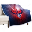 Basketball Sherpa Blanket - Atlanta Hawks  Soft Blanket, Warm Blanket