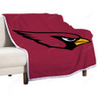 Arizona Cardinals Sherpa Blanket - Nfl Football  Soft Blanket, Warm Blanket
