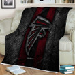 Atlanta Falcons Black Stone Sherpa Blanket - Nfl American Football  Soft Blanket, Warm Blanket
