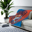 Basketball Cozy Blanket - Oklahoma City Thunder Nba  Soft Blanket, Warm Blanket
