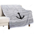 Anchor Sherpa Blanket - Kraken Seattle1001  Soft Blanket, Warm Blanket