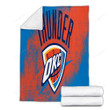 Basketball Cozy Blanket - Oklahoma City Thunder Nba  Soft Blanket, Warm Blanket