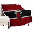 Miami Heat Sherpa Blanket - Basketball Nba Team Soft Blanket, Warm Blanket