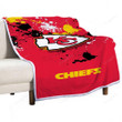 Kc Chiefs  Sherpa Blanket - Football Kansas City Nfl Soft Blanket, Warm Blanket