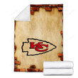 Kansas City Chiefs Cozy Blanket - Brick Football Kansas City Soft Blanket, Warm Blanket