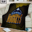 Denver Nuggets Sherpa Blanket - Nba Basketball Western Conference Soft Blanket, Warm Blanket