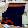 Chicago Bears Sherpa Blanket - Nfl1002  Soft Blanket, Warm Blanket