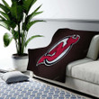 Hockey Cozy Blanket - New Jersey Devils Nhl1002  Soft Blanket, Warm Blanket