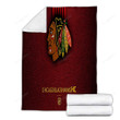 Chicago Blackhawks Cozy Blanket - Hc Hockey Team Nhl Leather  Soft Blanket, Warm Blanket