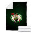 Boston Celtics Cozy Blanket - Basketball Green Nba Soft Blanket, Warm Blanket
