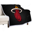 Miami Heat Sherpa Blanket - Basketball Heat1002 Soft Blanket, Warm Blanket