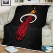 Miami Heat Sherpa Blanket - Basketball Heat1002 Soft Blanket, Warm Blanket