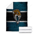 Jacksonville Jaguars Cozy Blanket - Nfl American Conference Wooden American Football Soft Blanket, Warm Blanket