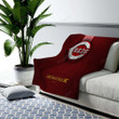 Cincinnati Reds American Baseball Club Cozy Blanket - Central Division Leather Mlb Soft Blanket, Warm Blanket