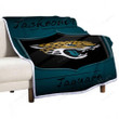 Jacksonville Jaguars Sherpa Blanket - Afc Black Florida Soft Blanket, Warm Blanket